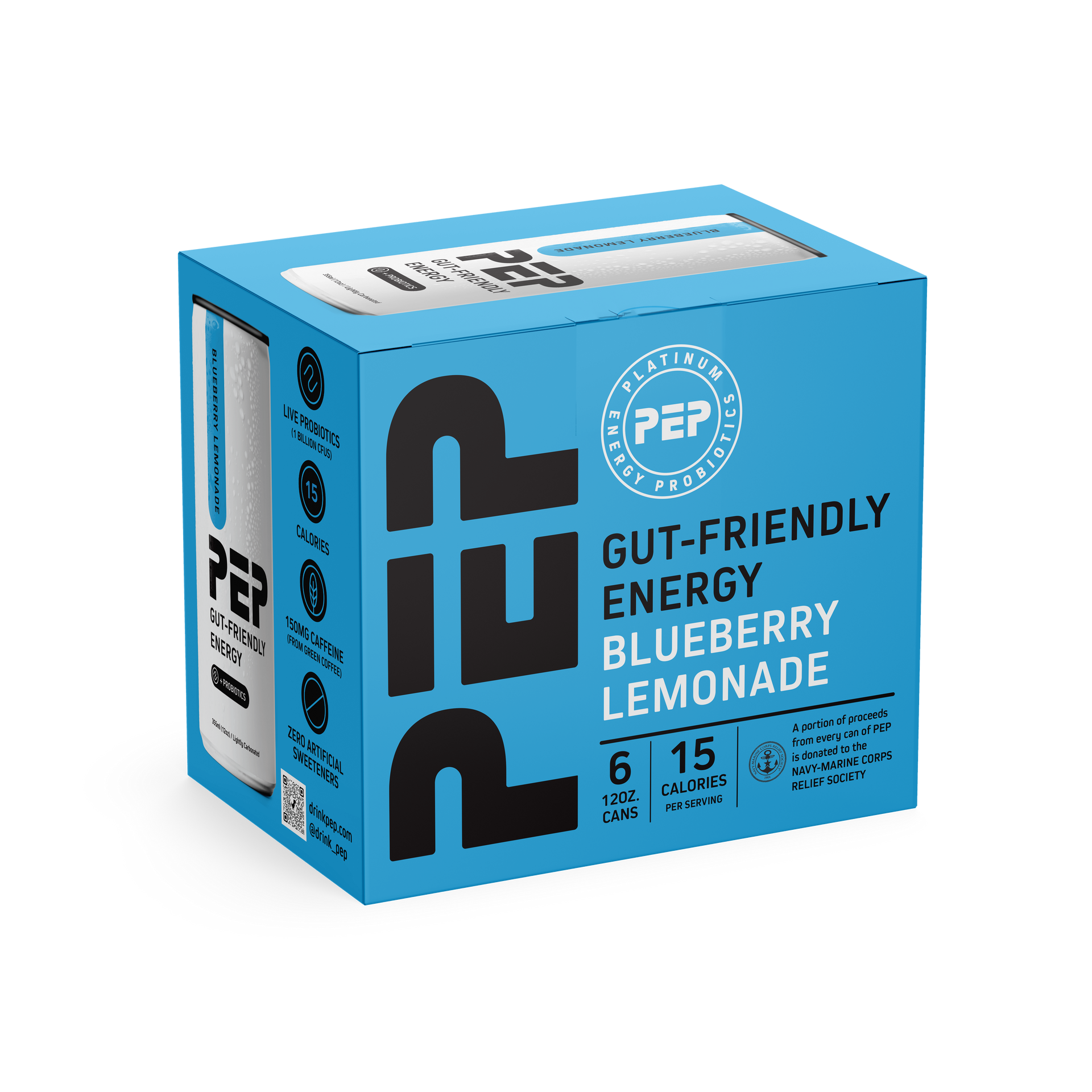PEP Blueberry Lemonade – DrinkPEP Platinum Probiotic Energy